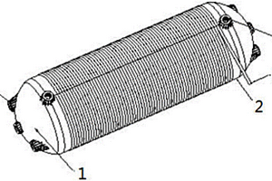 組合式復(fù)合材料貯氣筒