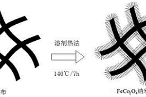 碳纖維布柔性鋰離子電池負(fù)極材料及其制備方法