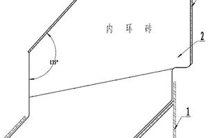 轉底爐爐底陶瓷材料復合凸緣磚及其制造方法