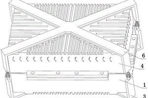 散熱抗震型新能源汽車(chē)用電池防護(hù)箱結(jié)構(gòu)