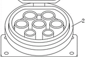 新能源汽車充電座的防護蓋結構