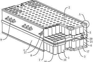 端面式新能源汽車電池包散熱結(jié)構(gòu)