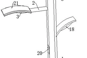 具有太陽能板可追光功能的新能源路燈