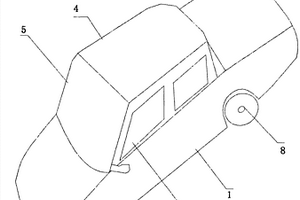 燃油發(fā)電機行走充電式新能源汽車