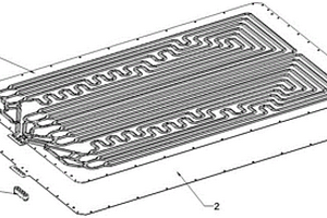 新能源電池包用直冷液冷通用型換熱器結構