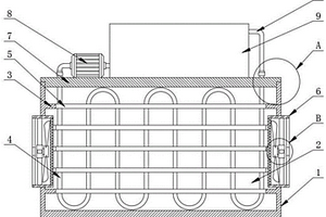 新能源汽車動(dòng)力電池組的循環(huán)降溫結(jié)構(gòu)