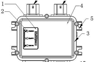 帶熔斷指示的新能源汽車高壓配電盒