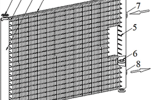 利于新能源汽車熱泵空調(diào)化霜排水的熱交換器