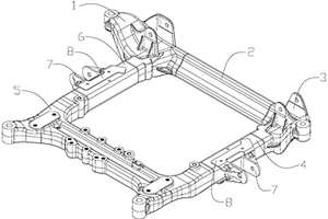 用于新能源汽車的前副車架