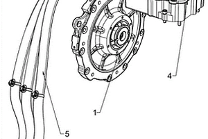 電動汽車驅(qū)動電機三相線的固定結(jié)構(gòu)