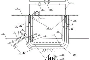 用于U型對接地熱井閉式換熱器的強化供熱效率的設備