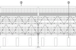 用固定角度光伏圍護(hù)構(gòu)造的立體停車(chē)庫(kù)