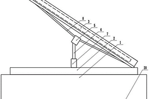 定時(shí)換向跟蹤太陽(yáng)光的太陽(yáng)能發(fā)電裝置