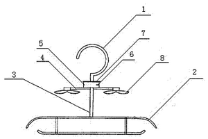 帶有太陽能風(fēng)扇的衣架