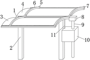新型太陽能光伏電動車停車棚