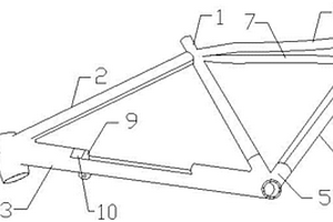 新隱藏式電動(dòng)山地車車架