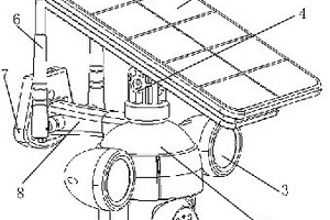 帶太陽能板的攝像監(jiān)控裝置