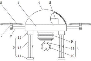具有抗震防摔的航拍無人機(jī)