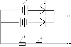 帶有安全保護(hù)系統(tǒng)的一次鋰電池組