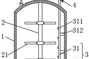 鋰離子電池電解液加工用氣動(dòng)攪拌型混合釜