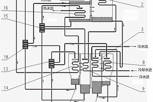 帶單效發(fā)生溶液串聯(lián)的熱水型溴化鋰吸收式冷水機(jī)組