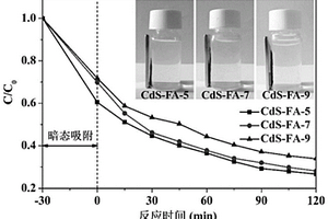 CdS/Fe<Sub>3</Sub>O<Sub>4</Sub>/凹凸棒復合材料及應用