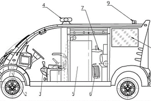 消防聯(lián)防及環(huán)保清洗一體的多功能電動巡邏車