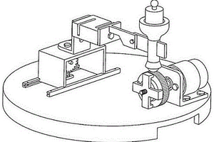 一種測(cè)量圓柱微結(jié)構(gòu)表面的點(diǎn)接觸摩擦磨損試驗(yàn)機(jī)