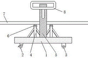 一種鋁帶抗下垂性能測(cè)試用支架