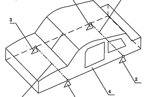 用于汽車白車身性能檢測的四點支撐約束裝置