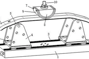 一種汽車防撞梁抗彎性能檢測(cè)通用工裝