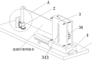 一種玻璃纖維網(wǎng)格布性能檢測(cè)裝置及其性能檢測(cè)方法