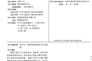 多陣列、多特異性的電化學發(fā)光檢驗