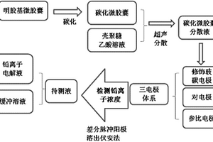 痕量鉛離子檢測的電化學(xué)傳感的制備方法