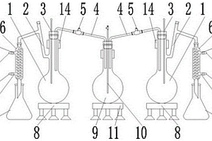 氟化鋁中氟測(cè)定的蒸餾裝置