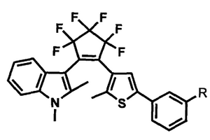 光致變色噻吩吲哚混聯(lián)型不對稱全氟環(huán)戊烯化合物及合成方法和應(yīng)用