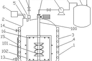 用于水處理劑生產(chǎn)的混合攪拌反應(yīng)釜