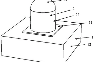 用于大面陣混成式焦平面的銦柱結(jié)構(gòu)及制作方法