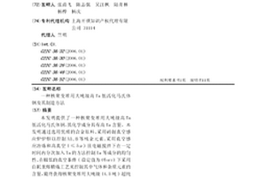 核聚變堆用大噸級(jí)高Ta低活化馬氏體鋼及其制造方法