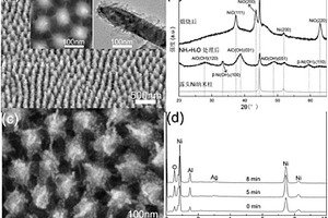 銀納米顆粒修飾的鎳納米柱-氧化鎳納米片分級結(jié)構(gòu)陣列及其制備方法和用途