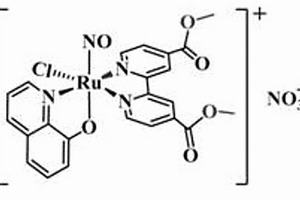 雙配體的亞硝酰釕配合物及其制備方法和應(yīng)用