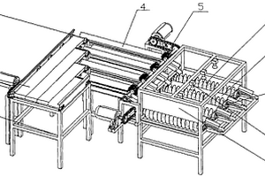 絞龍式多軸同向輸送裝置的瓜果全表面檢測(cè)裝置