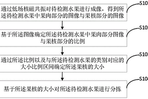 基于果核大小進(jìn)行分揀的方法、裝置、終端及存儲(chǔ)介質(zhì)