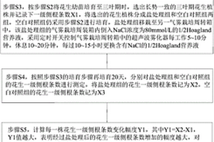 篩選耐鹽花生品種的方法