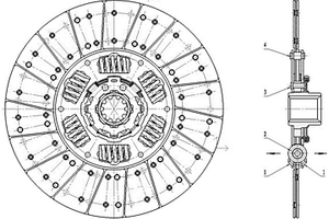 雙排鉚接結(jié)構(gòu)從動(dòng)盤