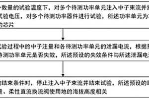 柔性直流換流閥功率單元的大氣中子加速輻照試驗(yàn)方法