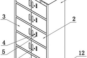 帶小型智能密碼鎖的安全柜