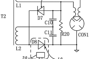 磁控管驅(qū)動(dòng)電源輸出整流二極管保護(hù)電路