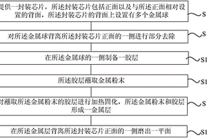 封裝芯片失效分析樣品及其制備方法