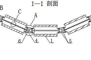 皮帶輸送機(jī)托輥連接失效檢測裝置